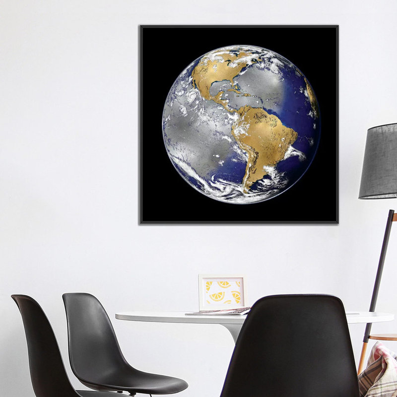 « world turning i », impression sur toile, H 48 po x l 48 po x P 1,5 po, Toile tendue, Pas de tapis