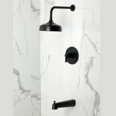 Kingston Brass NuvoFusion Single-Handle Pressure Balanced Tub and Shower Faucet