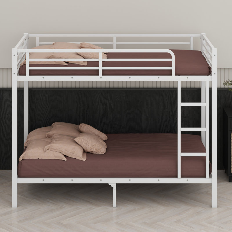 Metal Bunk Bed, White