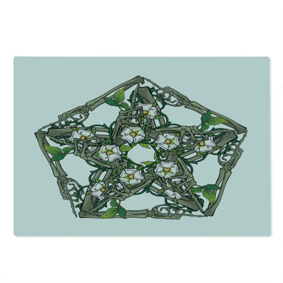 East Urban Home Glass Pentacle Cutting Board
