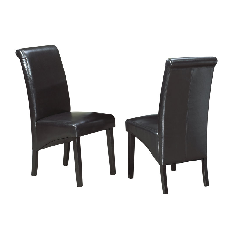 Chaise rembourrée espresso Wachtel