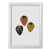 White Grain Frame