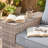 12-Piece Outdoor Modular Sectional Patio Conversation Set With Fire Pit Table, Swivel Rocker Chairs & Ottomans-1289850933