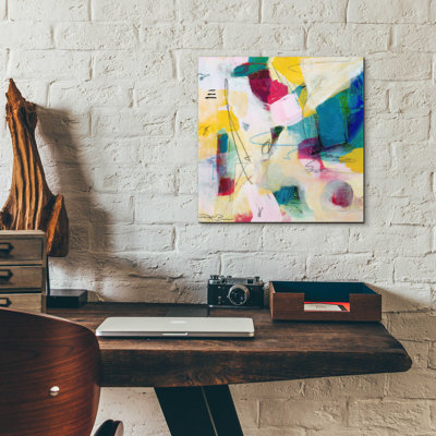 'Oide 3' by Pamela K. Beer Acrylic Glass Wall Art, 12"x12"