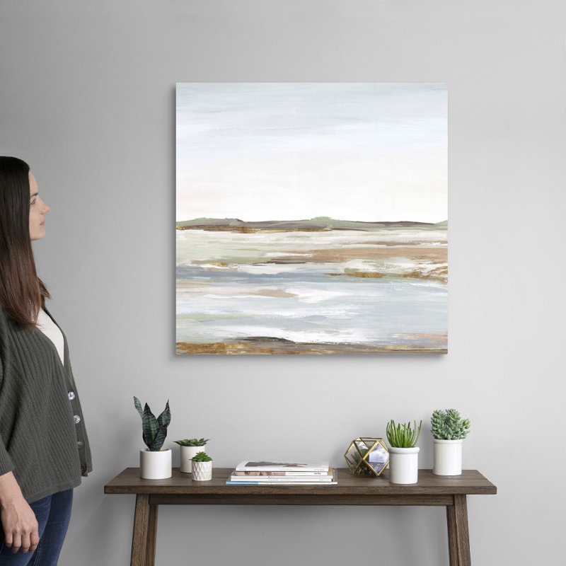 «Vastness I» par Eva Watts - reproduction d'art, H 30 po x l 30 po x P 1,25 po, Toile tendue, Sans cadre