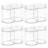 iDesign Stackable Dual Canister for Bathroom Vanity or Countertop  in Primary or Guest Bathrooms