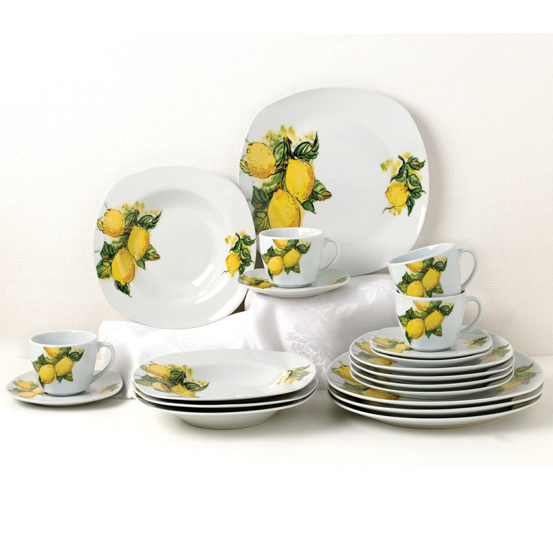 Piece Ceramic Dinnerware Set - Service for 4