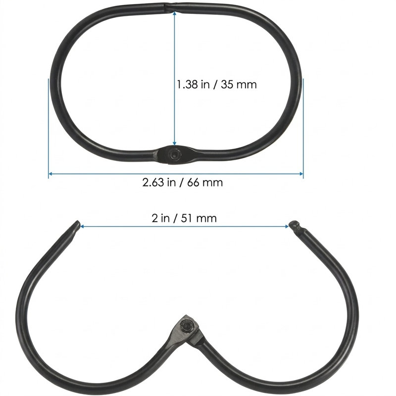 Natural 3.5 cm Curtain Rings