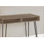 Bureaux, bureau d'ordinateur moderne de L 40 po avec casiers de rangement, stratifié brun et amp; Métal noir | Taupe | Panneau de particules-594252344