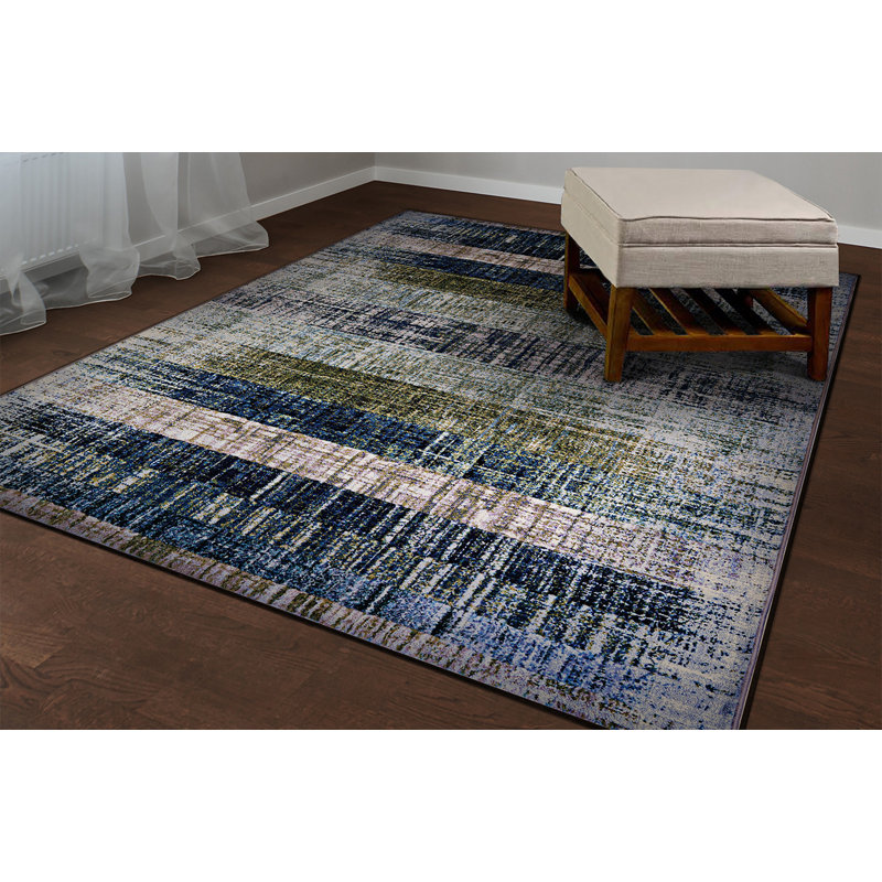  Tapis performance bleu Kellems, Rectangle 5 pi 3 po x 7 pi 6 po