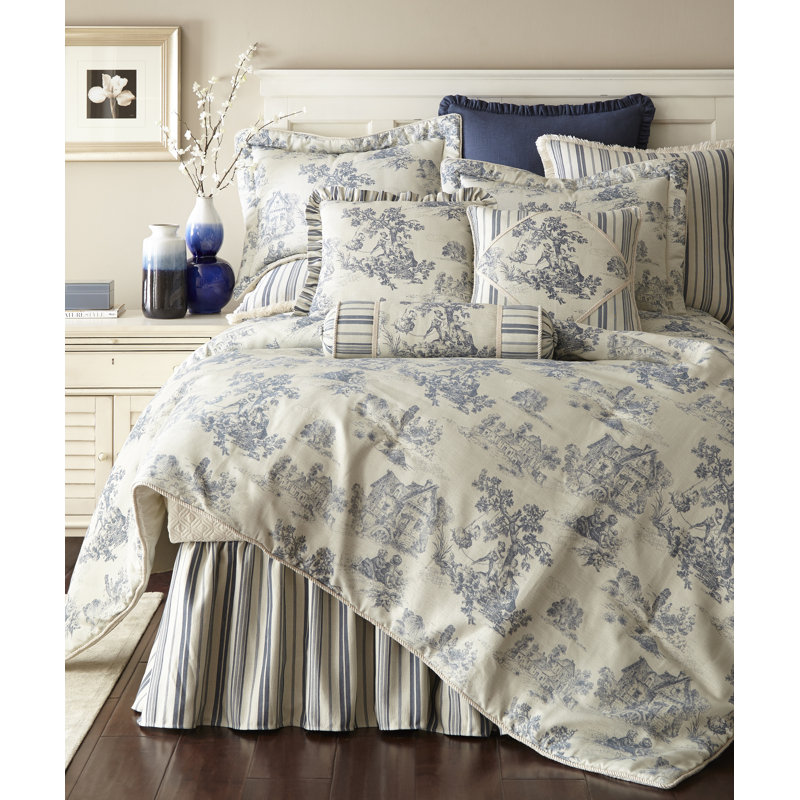  Ensemble de housse de couette Toile, Housse de couette pour grand lit et 2 taies décor