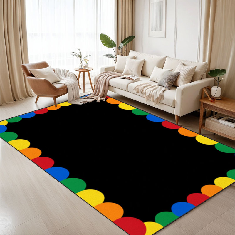 Tapis traditionnel lavable 8 x 10 x 8 po, 6x9 FT, Couleur 9