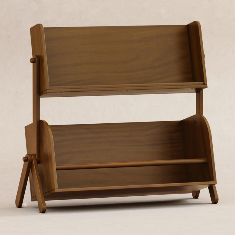 Tally 35.5" Book Caddy, Natural Walnut