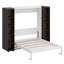 Lit escamotable mural Murphy avec portes de rangement-1116485581