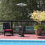 46000 Propane Standing Patio Heater