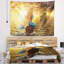 Tapisserie «Seascape Sea Mermaid with Ghost Ship»-28504609