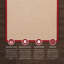 Tapis berbère beige clair avec bordure en coton rouge fait à la main Nannette-1658482477