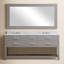 Madalyn 60" Double Bathroom Vanity Set with Mirror-55036313-55036315-178329440