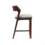 Tabouret de comptoir rembourré en bois Patricia-348330605