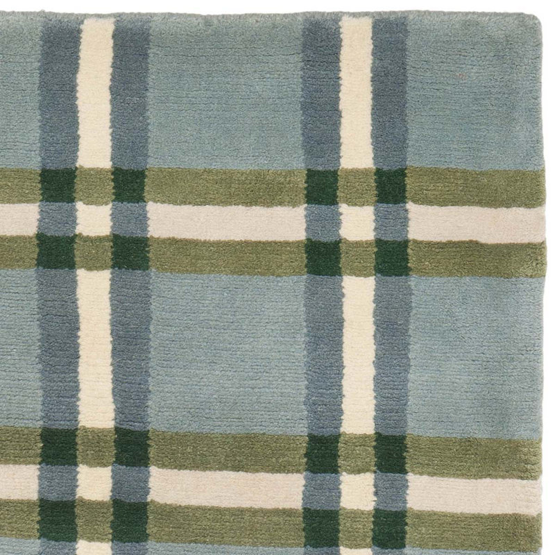 Tapis en laine touffeté à la main Lexington, Tapis de couloir 2 pi 3 po x 8 pi