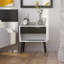 50.2cm W Manufactured Wood Bedside Table-761219331