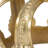 Decorative Metal Crown Sculpture for Tabletop Decor - Luxurious Home Accent for Office, Entryway or Living Room Decoration - 7", Gold