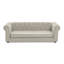Élégant lit pour animaux de compagnie rectangulaire pour chiens grands et surdimensionnés, canapé-lit surélevé durable, canapé pour chien confortable, canapé pour chien en lin moderne et tendance - beige-785243305