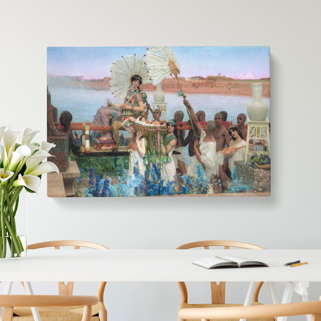The Finding Of Moses, by Lawrence Alma-Tadema - Wrapped Canvas