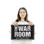 Enseigne de fantaisie en aluminium 12 po x 18 po War Room-119478881-119478884
