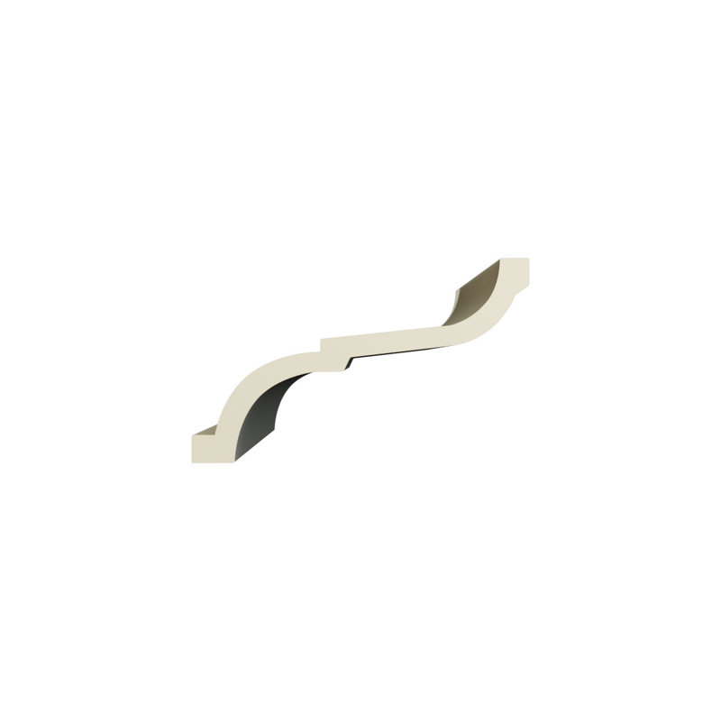 Denisse 96 in. Unfinished Polyurethane Crown Moulding