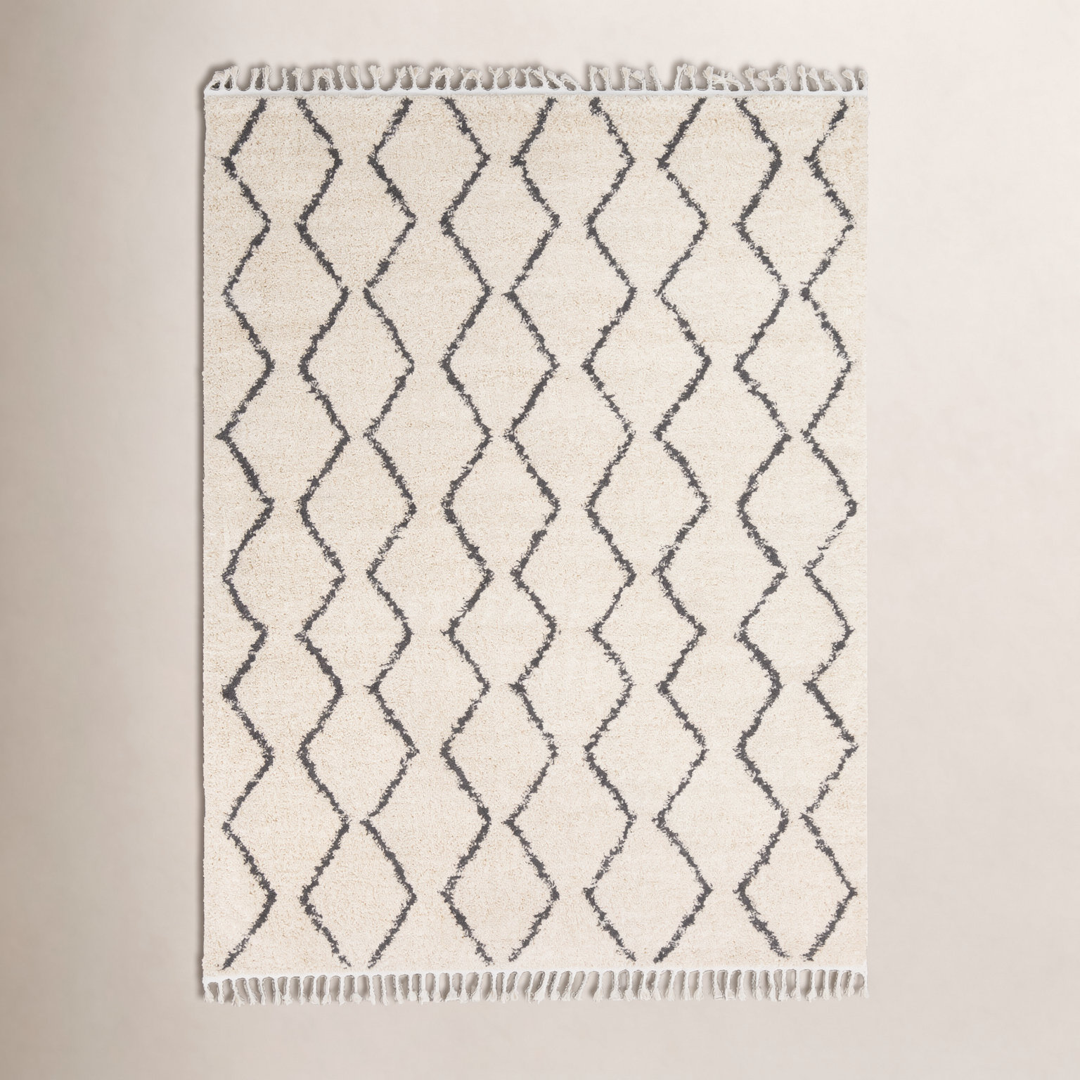 Mossy Charcoal/Light Beige Rug, Rectangle 7'10" x 10'3"
