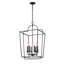 Luminaire suspendu géométrique 6 lumières