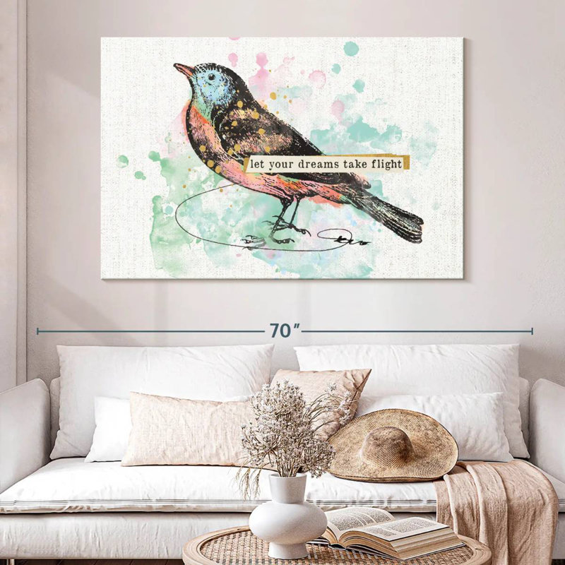 Brampt Thoughtful Wings II, 34" H x 51" W