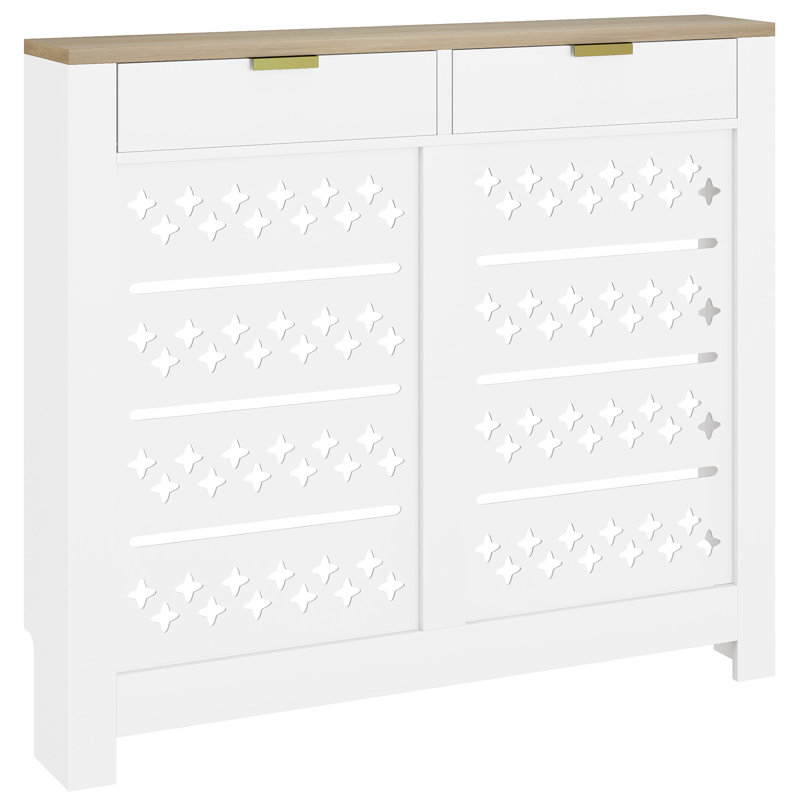 Small Radiator Cover, 37.6"H x 42.5"W x 7.5"D