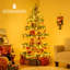 Support pour arbre de Noël 6,4 pi avec 280 branches et 220 branches