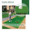 YUNIC 16 pi x 8 pi Golf vert, intérieur et extérieur, tapis de pratique de golf professionnel-120146080