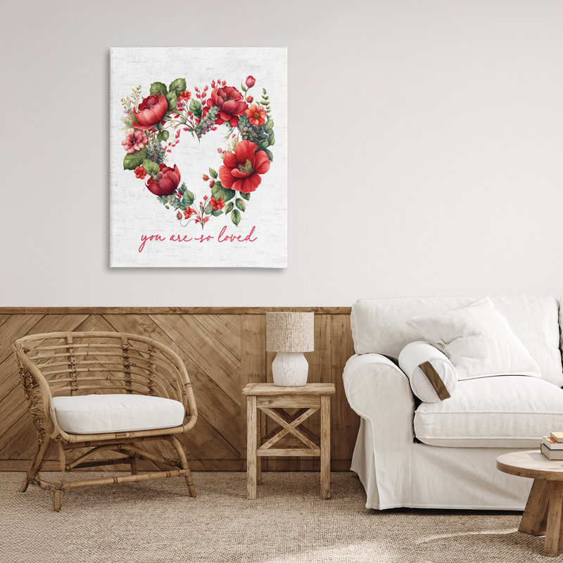 Toile de couronne So Heart, H 30 po x l 24 po