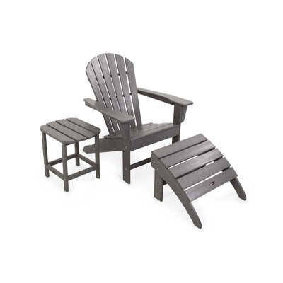 Ensemble 3 pièces POLYWOOD South Beach Adirondack
