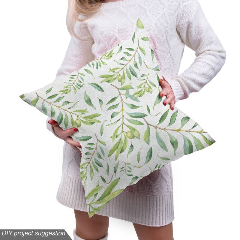 Tissu feuille, l 58 po x L 72 po