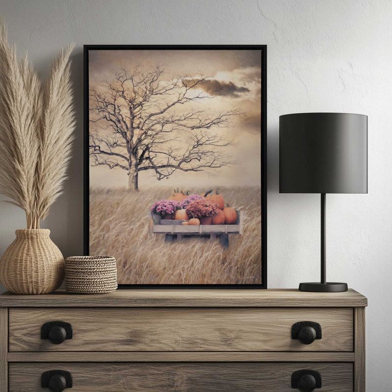 «Autumn Haul II» par Lori Deiter, reproduction d'art, L 30 x H 40, Tanné, Toile avec cadre