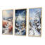 «Harmony Of Winter Village II», 3 pièces sur toile-1208177002-1208177003