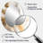 Gold And Grey A Marble Effect IV - Large Oval Wall Mirror On Metal-996244991