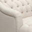 Salon élégant avec pieds en bouleau, revêtement en polyuréthane, coutures en losange pour 3 sièges confortables, tissu, pieds pour un moment de détente-972129197