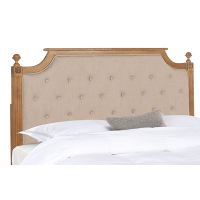 Moneta Upholstered Linen Panel Headboard
