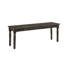 Banc traditionnel en bois au design classique et au charme rustique, option de sièges polyvalents pour divers espaces.
