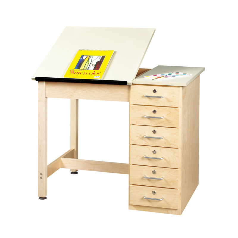 Adjustable Drafting Table, Two Piece