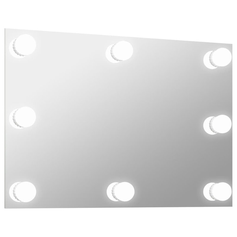 Birgül Flat Wall Mirror, 40cm H x 60cm W