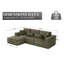 Canapé modulaire Cloud avec fauteuil inclinable et sans assemblage-424256794