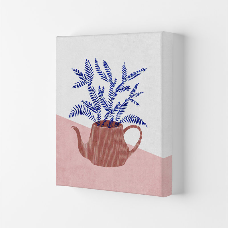 Teapot Planter - Print, No Framed, 30cm H x 21cm W x 1cm D