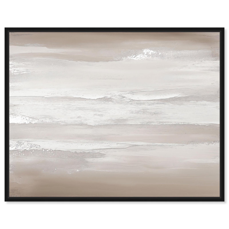«Sunbake Texture», reproduction d'art sur toile par Art Remedy, Structure noire, H 21 po x l 17 po
